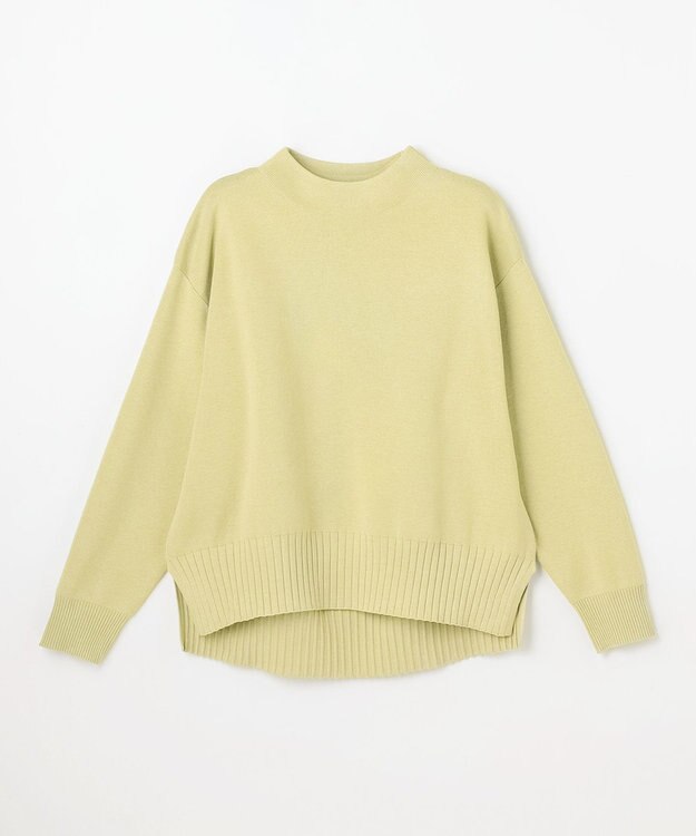 ANY L 【新色追加】ハイネックデイリーニット ライム
