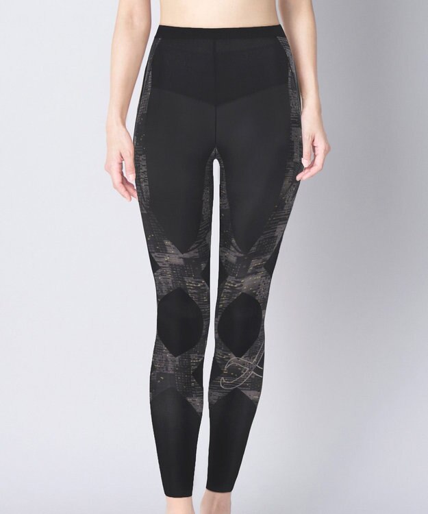 CW-X 【WOMEN】 スポーツタイツ 下半身フルサポート ジェネレーターモデル2.0 吸汗速乾 抗菌防臭 HZY399 /ワコール シルバーグレー