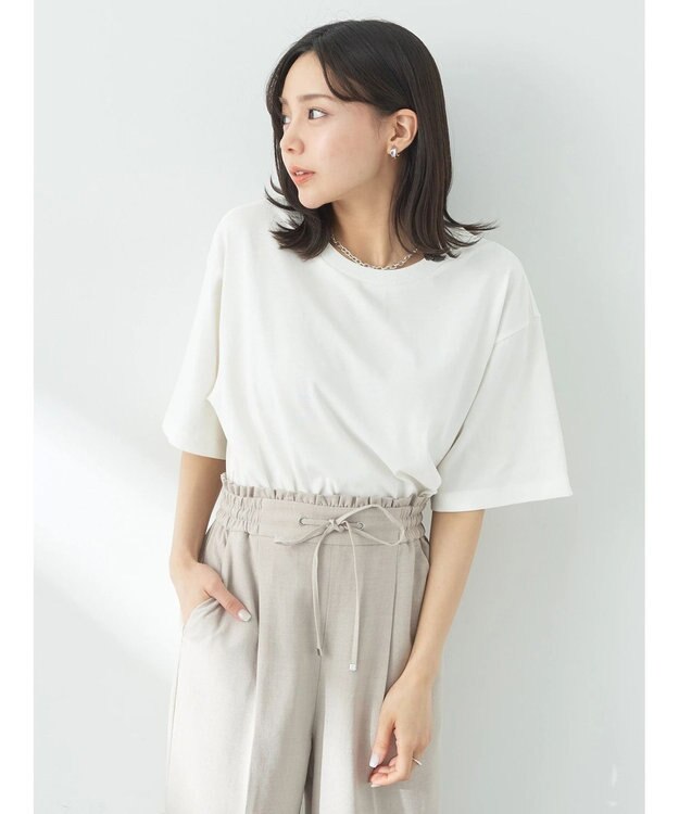 earth music&ecology ＢＯＸ　Ｔシャツ Off White