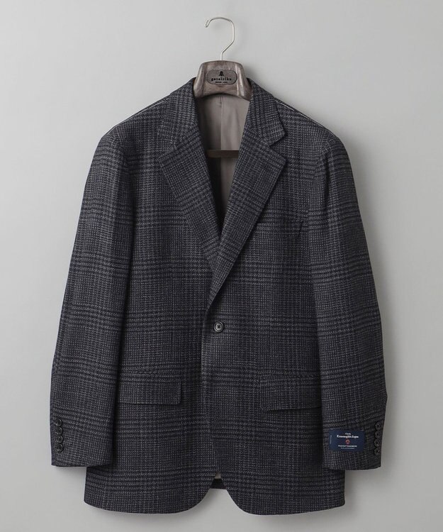 GOTAIRIKU 【Ermenegild Zegna/ゼニア】トロフェオ カシミヤ ジャケット_グレーチェック グレー系4