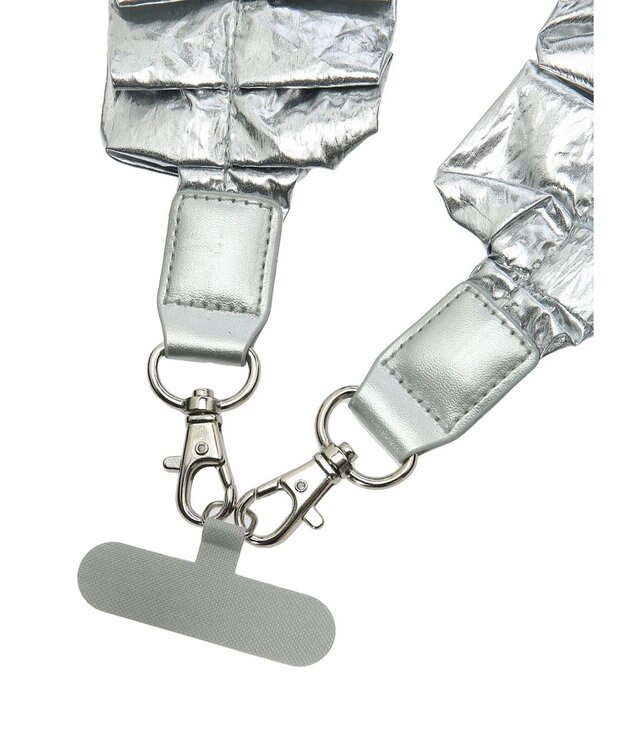 Green Parks クシュクシュモバイルシルバーストラップ Silver