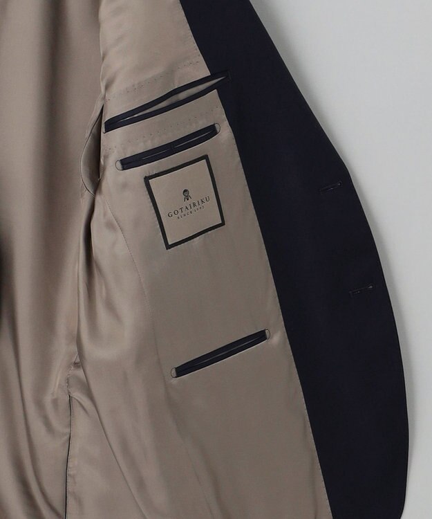 GOTAIRIKU 【御幸毛織/オリジナル素材】Super160’S 定番 ネイビーブレザー(25年秋冬モデル) ネイビー系