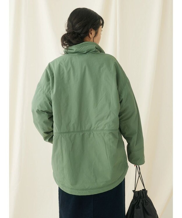 CRAFT STANDARD BOUTIQUE ナイロン×裏フリースアノラックブルゾンＬ／Ｓ Green