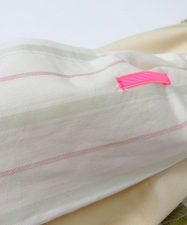 POLS ジャガード織 FRAME ヘアバンド グリーン