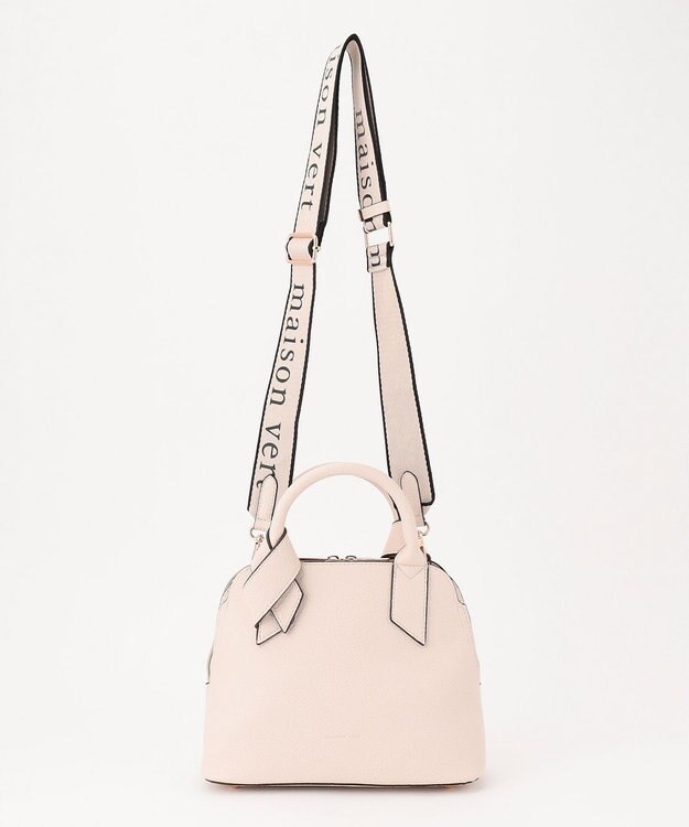 LA BAGAGERIE 【maison vert】 【超軽量/多収納】リボンハンドル2WAYバッグ アイボリー