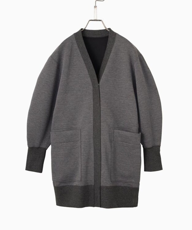 FORFORMO Round Sleeve Cardigan ラウンドスリーブカーディガン チャコールグレー