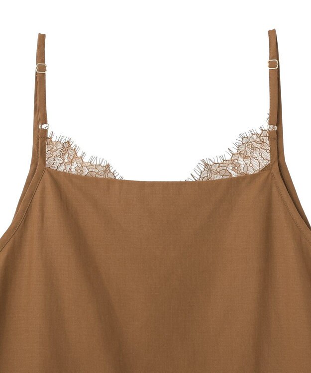 YECCA VECCA レースキャミソール Brown