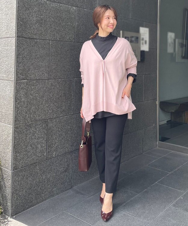 UNFILO ドロストスティックパンツ ブラック系