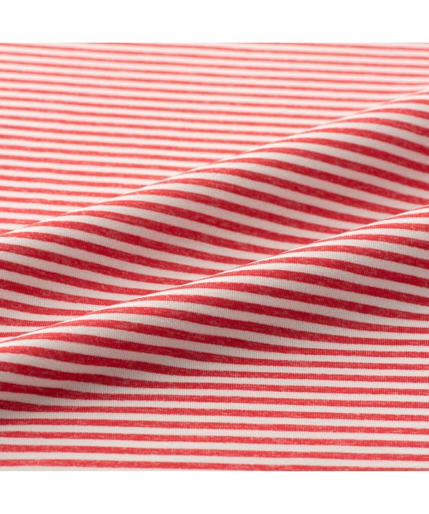 ZERO HALLIBURTON メランジ ボーダー モックネック シャツ ZHG-A4S5 82815 ゴルフウェア レッド杢