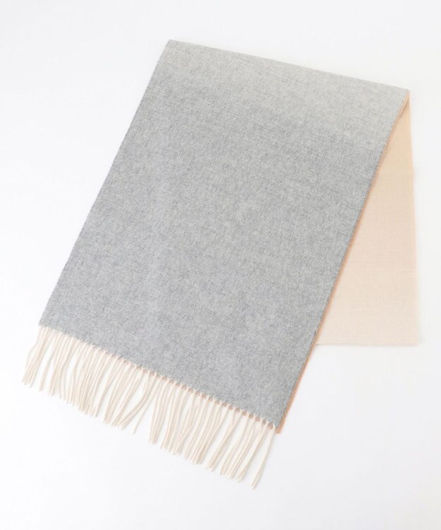 JOSEPH HOMME 【Johnstons Of Elgin】オンブレ カシミヤマフラー　 ベージュ系