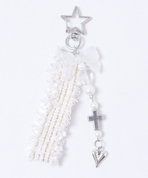 WEGO ビーズループタグキーホルダー 柄4