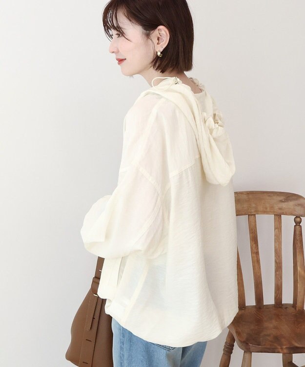 AMERICAN HOLIC フーディーシアーブルゾン Ivory