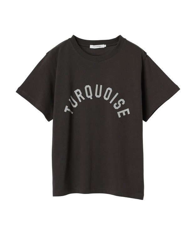 AMERICAN HOLIC ＴＵＲＱＵＯＩＳＥロゴカットプルオーバー Charcoal Gray