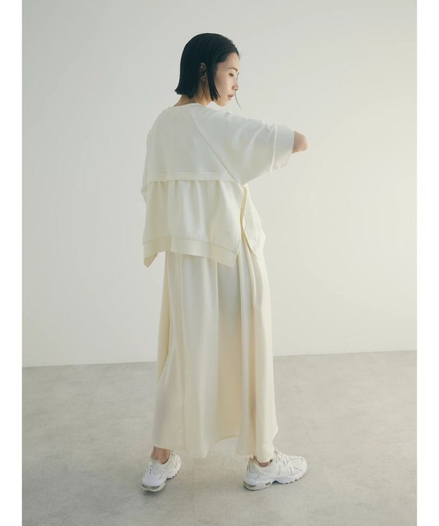 Green Parks armonia．カットレイヤードワンピース White