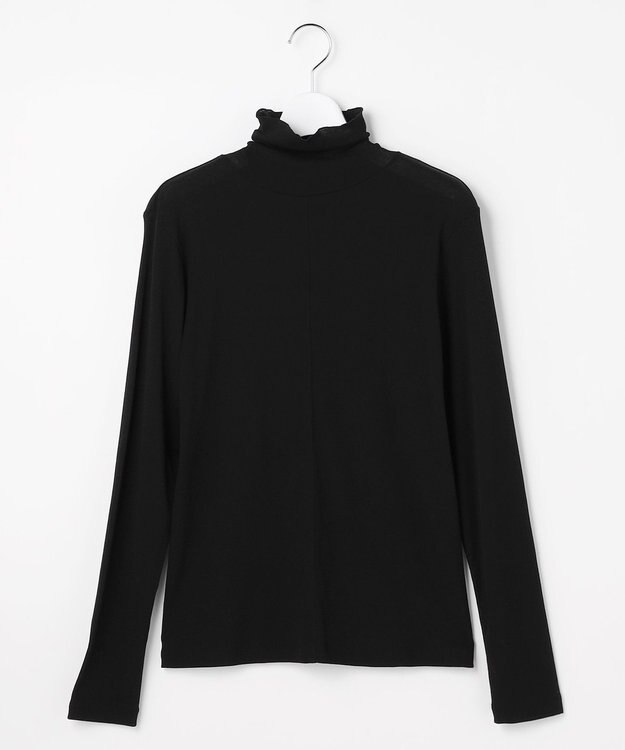 J.PRESS LADIES S タートルジャージー カットソー ブラック系