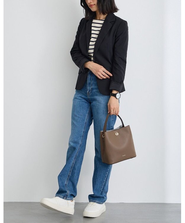 MioFIRANO ツイストロックボックスハンドバッグ 3WAY　FIRANO フィラノ GREIGE