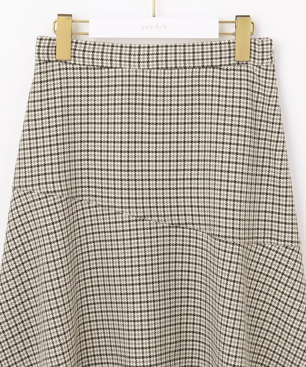 ANY SIS 【大人百花・美人百花掲載】ガンクラブフリンジ スカート モノトーン系