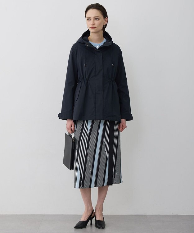 ICB L テントライン フーデットコート ネイビー