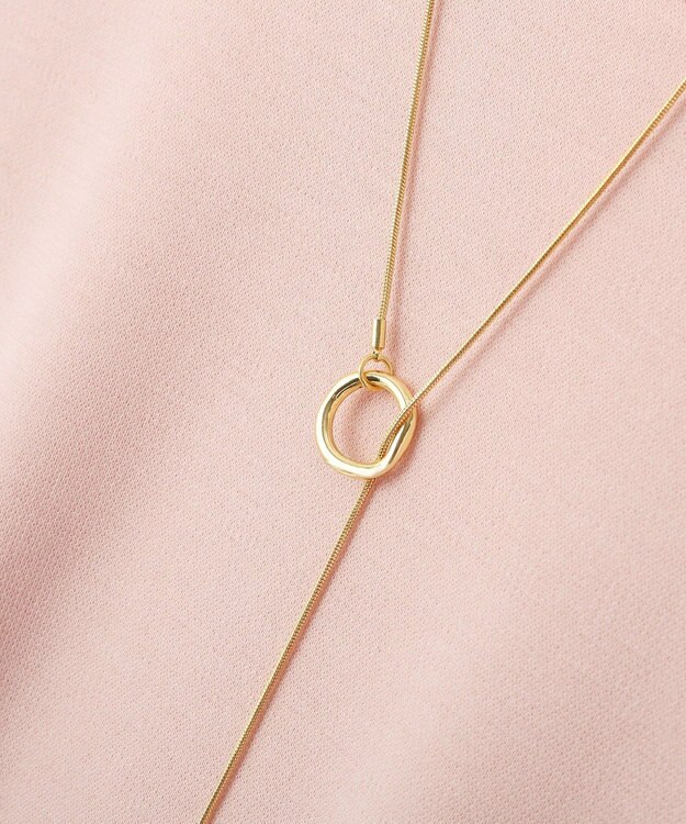 Green Parks ＳＥＴ２点　ネックレス＋マジョリカプルオーバー Pink