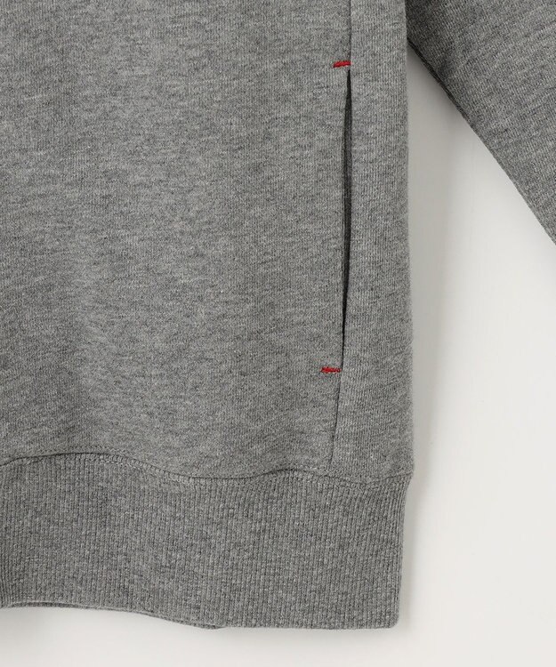 J.PRESS KIDS 【140-170cm】ロゴ入り パーカー ライトグレー系