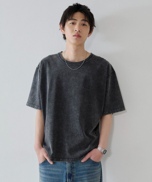 WEGO コットンクルーネックT（SS）　 ブラックその他