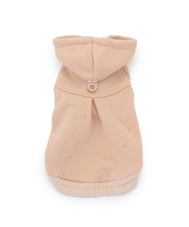 PET PARADISE ペットパラダイス フリルダブルフェイスパーカー 中型犬 ピンク