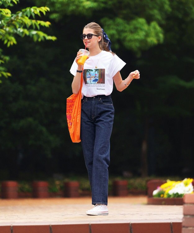 LENO BRIGITTE STRAIGHT JEANS　ストレートデニムパンツ INDIGO