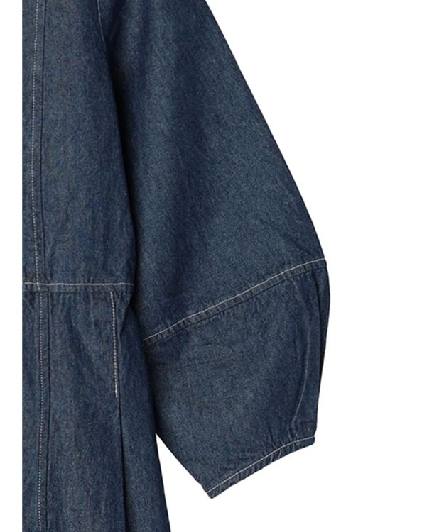 Green Parks ・ＥＬＥＮＣＡＲＥ　ＤＵＥ　デニムハーフＺＩＰワンピース Indigo