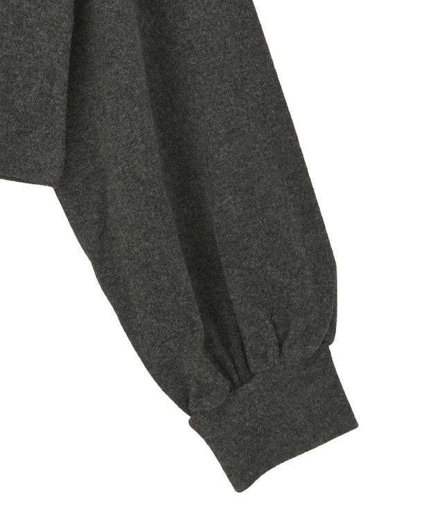 CRAFT STANDARD BOUTIQUE カットアウトデザインカーディガン Charcoal Gray