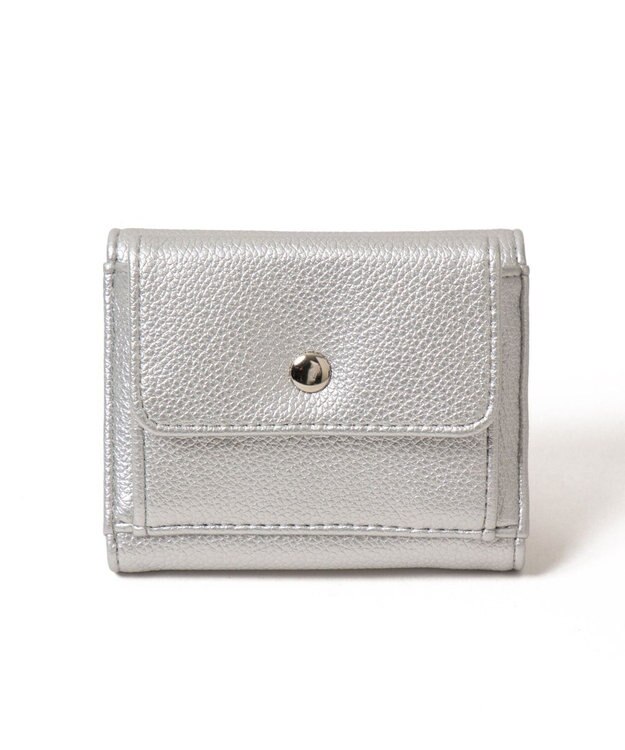 WEGO フラップミニウォレット シルバー
