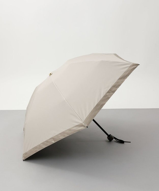 AURORA Beaurance （ビューランス） サテンジャガードテープ晴雨兼用傘（折り畳み・ミニ傘） ライトベージュ