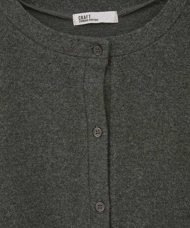 CRAFT STANDARD BOUTIQUE カットアウトデザインカーディガン Charcoal Gray