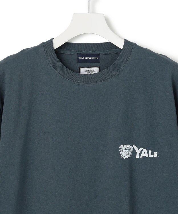 J.PRESS YORK STREET 【UNISEX】YALEペナント Tシャツ ダルブルー系