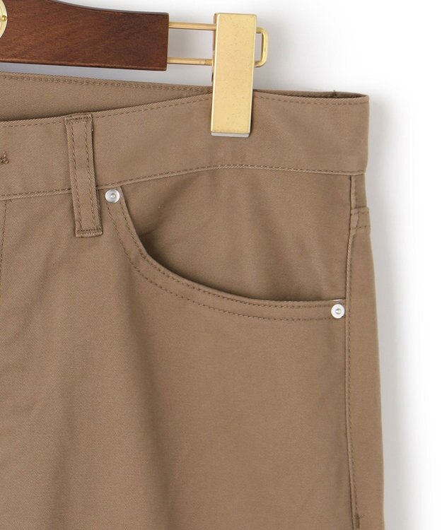 J.PRESS MEN パウダーチノストレッチパンツ ベージュ系