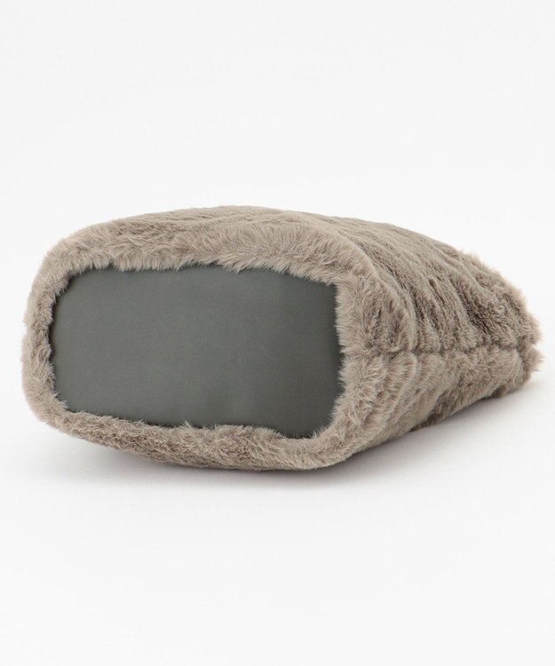 ANY ラウンドファーバッグ モカ