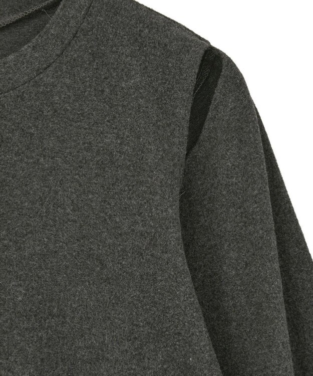 CRAFT STANDARD BOUTIQUE カットアウトデザインカーディガン Charcoal Gray