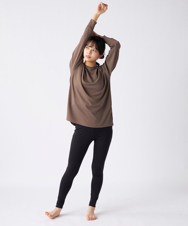 OP／FILA 【FILA】フィットネスウェア 2点セット ブラック×グレー