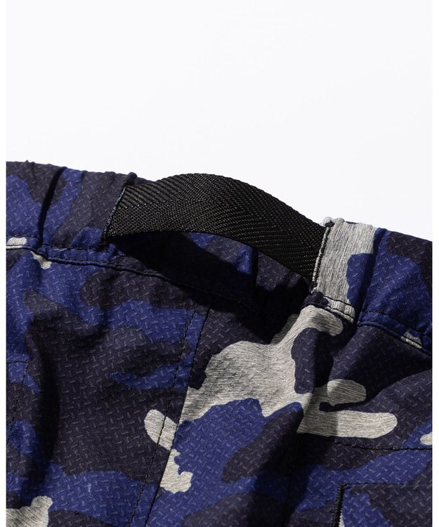JOSEPH ABBOUD MOUNTAIN 【CREA掲載・ストレッチ/軽量/撥水】 エンボスカモフラージュ ショーツ ネイビー系6