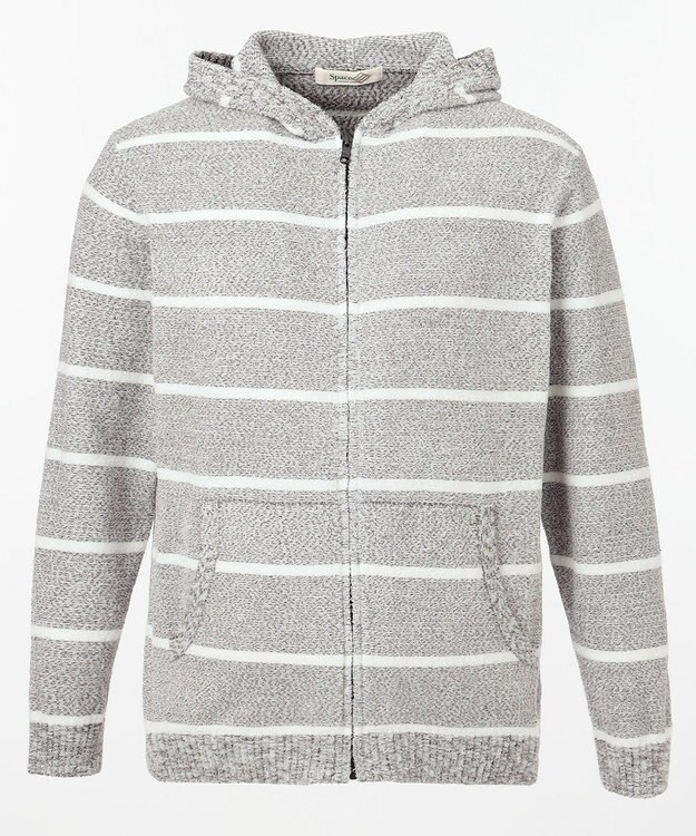 JOSEPH ABBOUD MOUNTAIN 【SPACE】ベアフリース フルZIPパーカー ブラウン系2