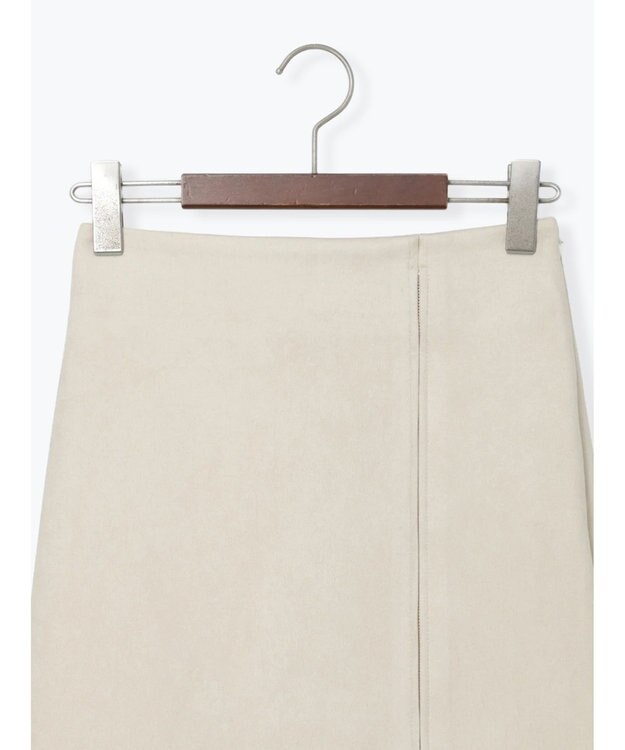 Te chichi スエードサイドZIPスカート オフホワイト