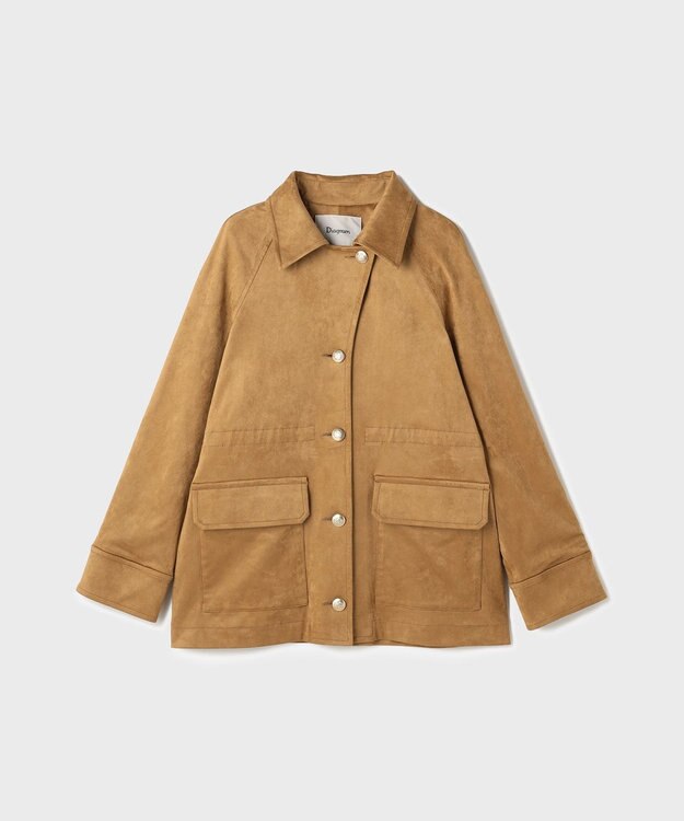 GRACE CONTINENTAL カバーオールジャケット キャメル