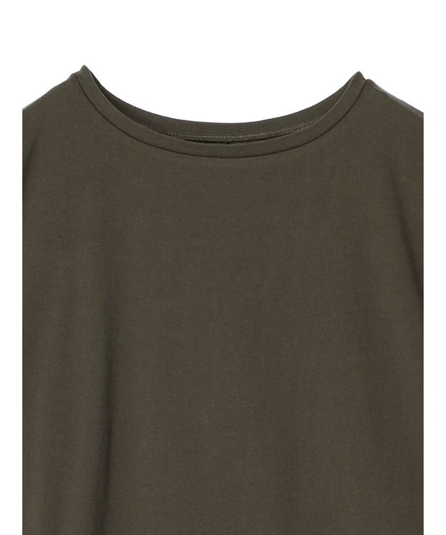 Green Parks 冷っとすずやか　ドルマンカット５分袖プルオーバー Khaki