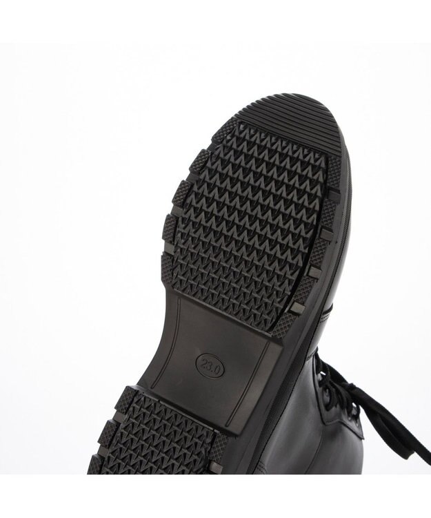 MODE ET JACOMO <carino>厚底レースアップブーツ ブラック