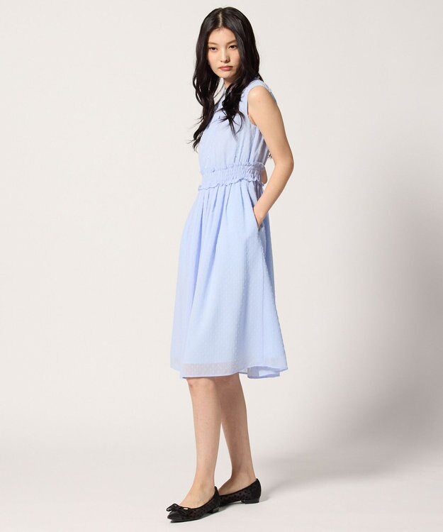 TOCCA 【洗える・消臭】STEP IN PUDDLE ドレス スカイブルー系