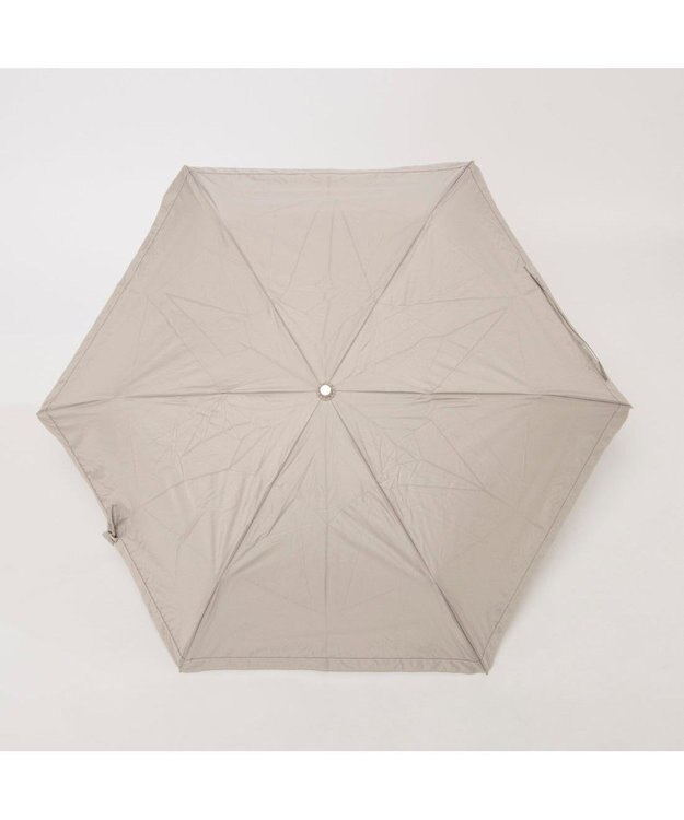 UNBILLION カシュネ cachenez / PUビッグリボン3段折りたたみ傘 ダークベージュ