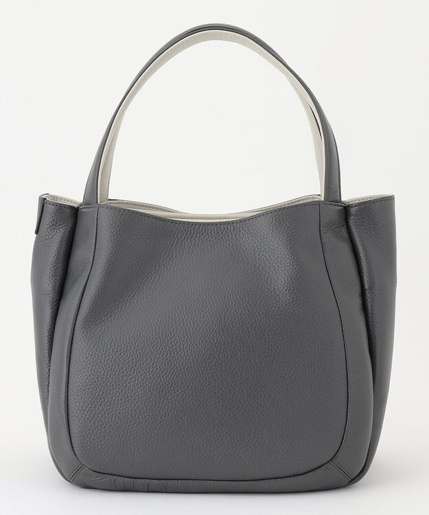 Y'SACCS シュリンクレザートート Sサイズ グレー