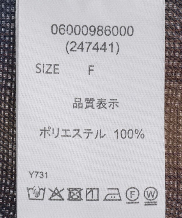 Green Parks ・ＥＬＥＮＣＡＲＥ　ＤＵＥ　チェックギャザーシャツ Black