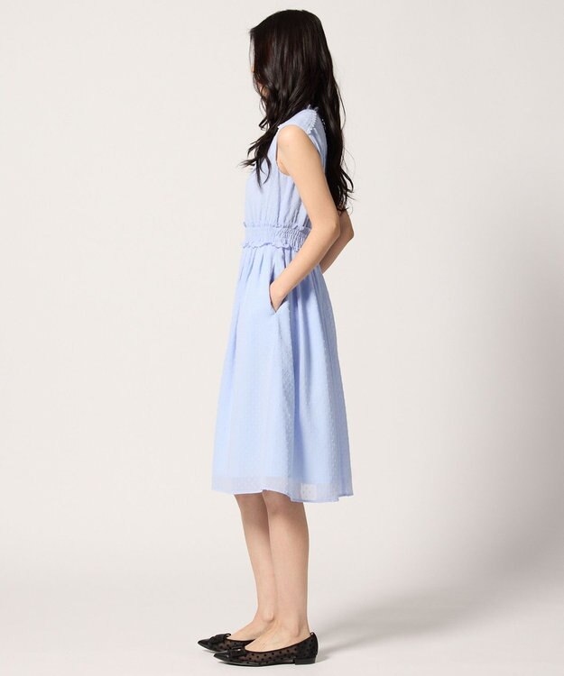 TOCCA 【洗える・消臭】STEP IN PUDDLE ドレス スカイブルー系