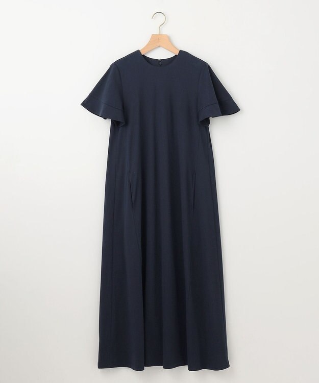 組曲 サマージャージフレア ワンピース ネイビー系