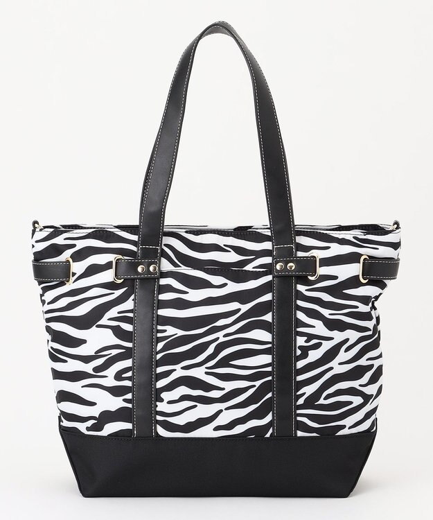 LA BAGAGERIE ベルテッド2WAYトート ゼブラ